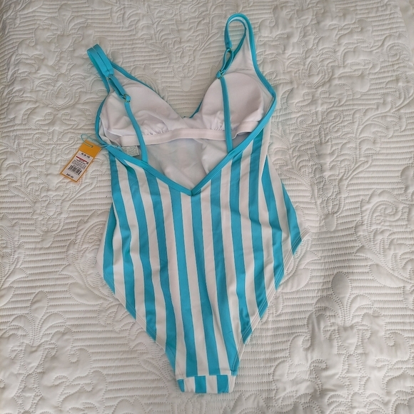 Kona Sol One Piece Striped Swimsuit - Picture 6 of 14
